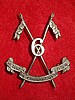 6th Duke of Connaught's Own Cavalry Officer's Silver Helmet Badge
